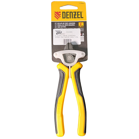 Alicate Corte Diagonal 160mm CRV Maior Abertura Denzel