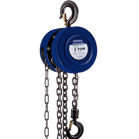 Talha Manual de Corrente 2 Toneladas 03 Metros de Elevação Marcon