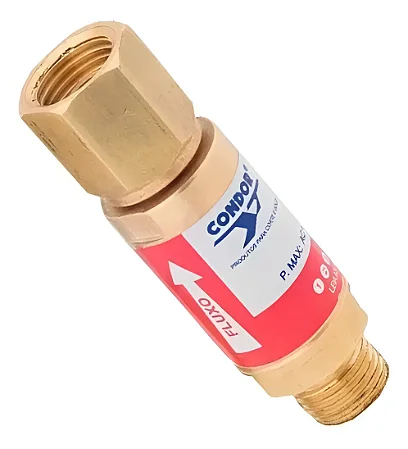 Válvula Corta Chama Regulador Acetileno VCFN Condor