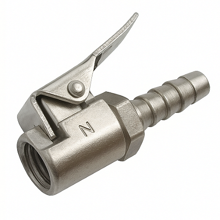 Bico Inflador Tipo Presilha 1/4" Para Calibrador Eletrônico Steels