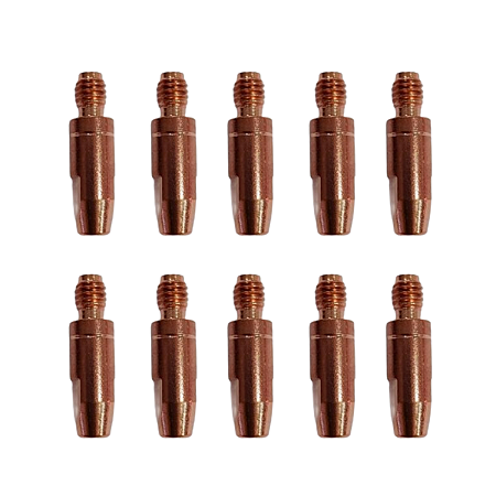 Bico de Contato M6 0,90mm X 28mm CuCrZr 10 Unidades Carbografite