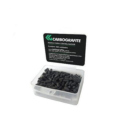 Pedra Para Centelhador Para Madeira (100 Peças) Carbografite