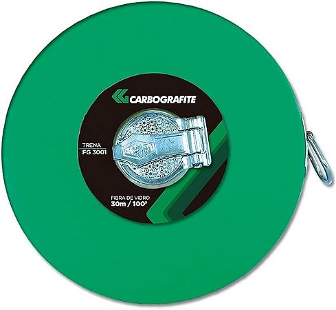 Trena 30m Fibra Fechada FG3001 Carbografite