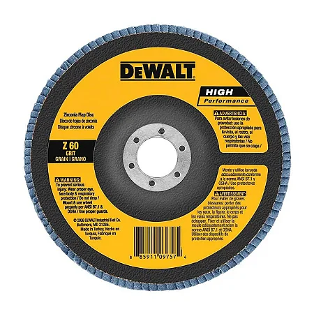 Disco Flap 7" x 7/8" Grão 60 Dewalt