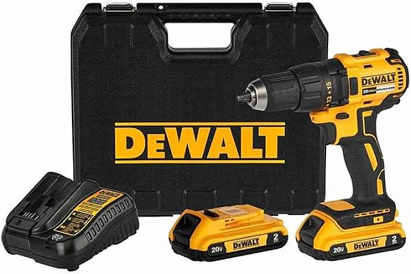 Furadeira/Parafusadeira 1/2" DCD7771 20V Max Li-Ion Brushless (2 Baterias 2AH e Carregador) Dewalt