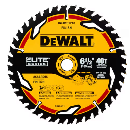 Lâmina Serra Circular Elite Series 6.1/2" 40 Dentes Dewalt