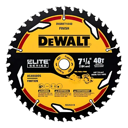 Lâmina Serra Circular Elite Series 7 1/4" 40 Dentes Dewalt