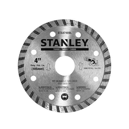 Disco Diamantado 105 4" X 7 X 20 Turbo Stanley