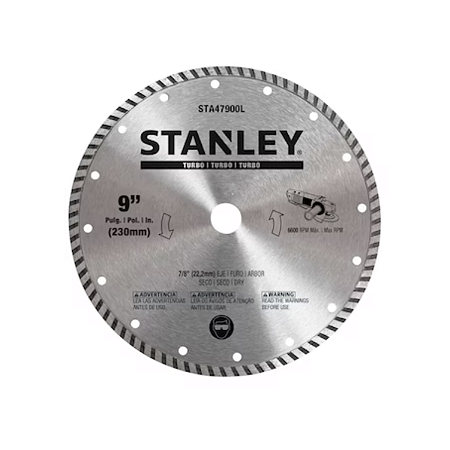 Disco Diamantado 9" 230 X 22mm 7/8" Turbo Stanley