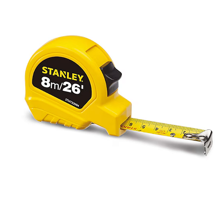 Trena Stanley 8m Com Freio Manual Básico Stanley