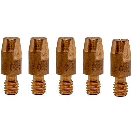 Bico de Contato M6 0,80mm x 22mm 5 Unidades TBI Esab