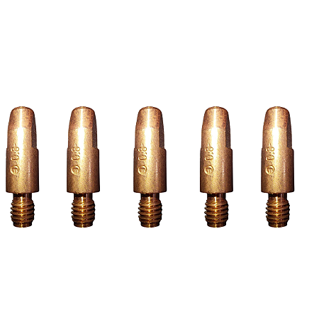 Bico de Contato M6 0,80mm x 28mm 5 Unidades Binzel