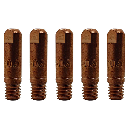 Bico de Contato M6 0,90mm x 25mm (XA012) 5 Unidades Oximig