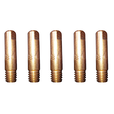 Bico de Contato M6 1,00mm x 25mm 5 Unidades TBI Esab