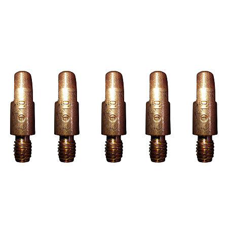 Bico de Contato M6 1,00mm x 28mm 5 Unidades Binzel