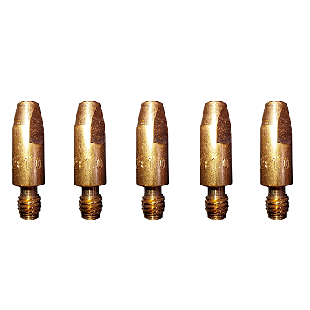 Bico de Contato M6 1,00mm x 28mm 5 Unidades TBI Esab