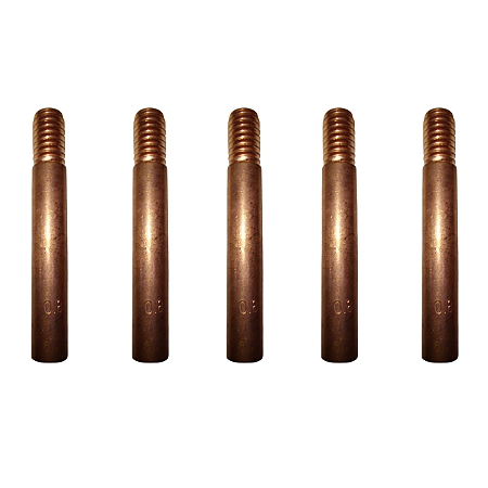 Bico de Contato M8 0,80mm x 55mm (MA050) 5 Unidades Oximig