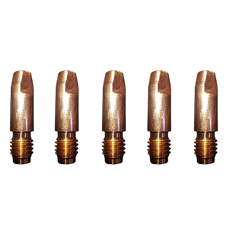 Bico de Contato M8 1,00mm x 30mm (MA062S) 5 Unidades Oximig