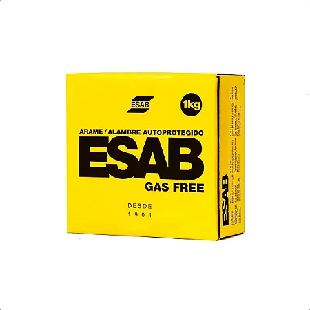Arame MIG Autoprotegido 0,8mm 1kg Tubular Esab