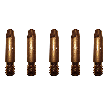 Bico de Contato M8 1,00mm x 38mm (MA032) 5 Unidades Oximig