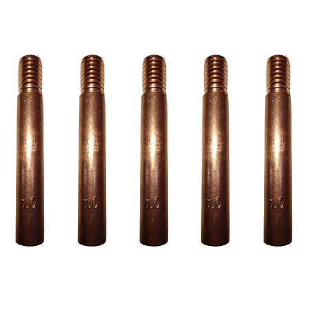 Bico de Contato M8 1,00mm x 55mm (MA052S) 5 Unidades Oximig