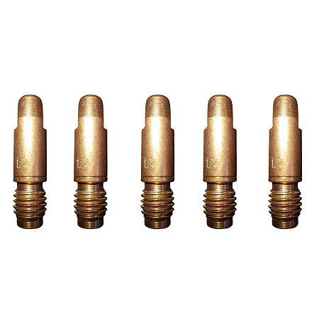 Bico de Contato M8 1,20mm x 30mm (MA063) 5 Unidades Oximig