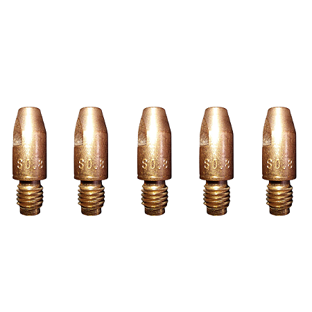 Tubo de Contato CuCr1Zr M6 0,90mm 5 Unidades Sumig