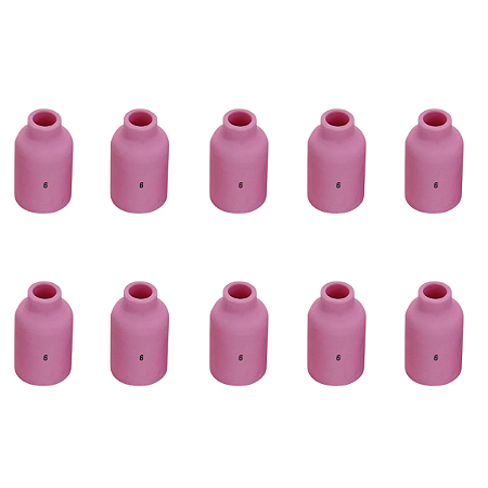 Bocal Cerâmica Gás Lens TIG 26 Nº 06 - 54N16 10 Unidades