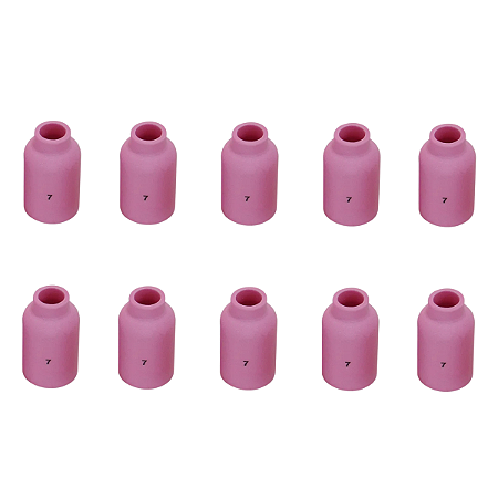 Bocal Cerâmica Gás Lens TIG 26 Nº 07 54N15 10 Unidades Sumig