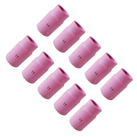 Bocal Cerâmica Gás Lens TIG 26 Nº 10 54N19 10 Unidades Oximig
