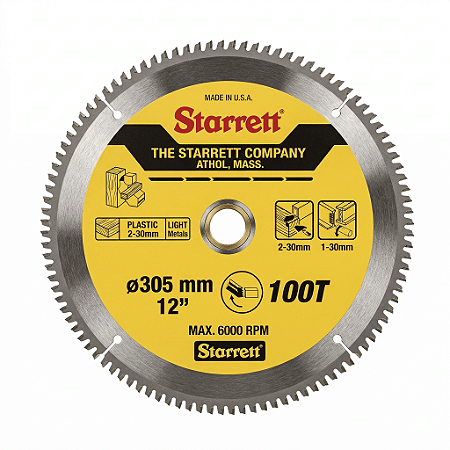 Serra Circular MD Para Aumínio 305mm x 32mm (12 X 1.1/4) x 100 Dentes Starret