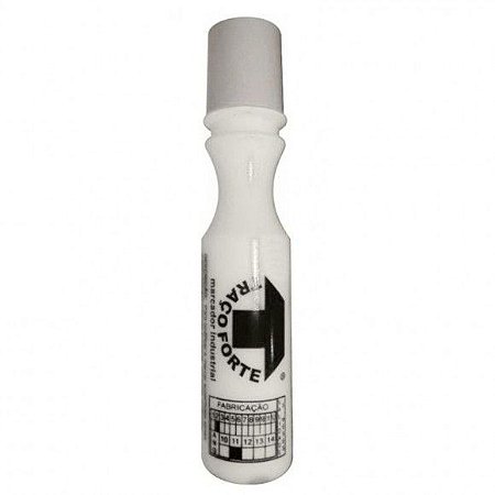Marcador Industrial Traço Forte 60ML 3MM Branco