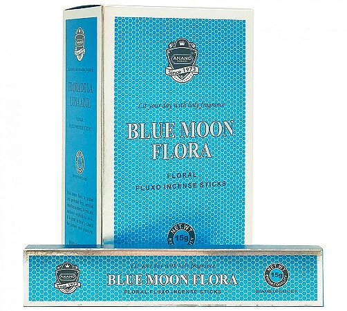 Incenso Massala Anand Blue Moon Flora - Incensos, Pedras Naturais, Feng  Shui, Japamalas e Sabonetes Artesanais