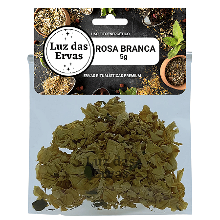 Rosa Branca 5g Banho de Ervas (Luz e Espiritualização)