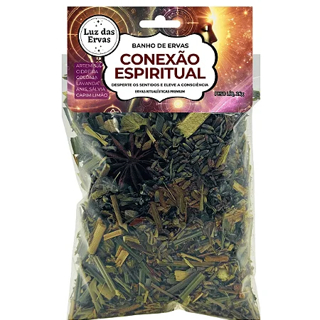 Banho de Ervas Conexão Espiritual (conexão com planos espirituais elevados)