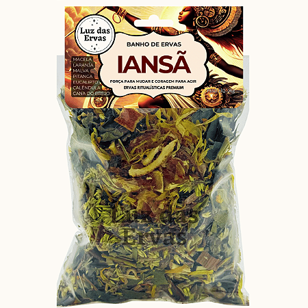 Banho de Ervas Iansã (Força para Mudar e Coragem para Agir)