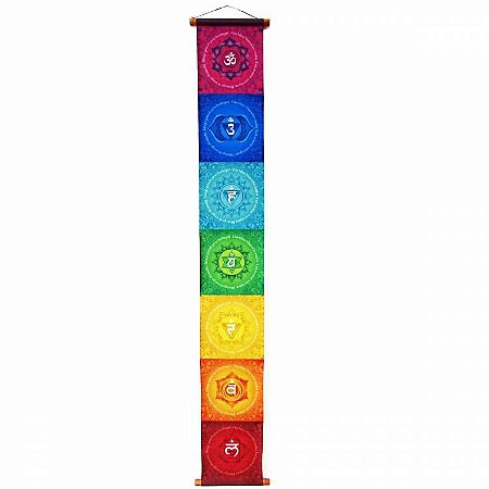 Panô 7 chakras Pergaminho (96 cm)