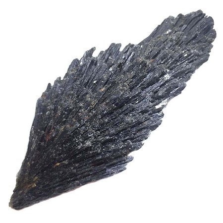 Pedra Cianita Negra - Vassoura de Bruxa (de 60g a 69g) | Cura Energética e Proteção