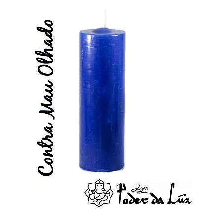 Vela 7 Dias Azul Escuro (Contra Mau Olhado) 330g