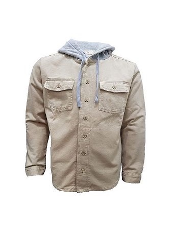 Osklen Jaqueta Overshirt Fleece Hood 58013