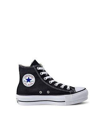 Converse All Star Tênis Chuck Taylor Cano Alto Hi Flatform Preto CT04940001  - Transwear
