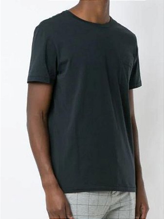 Osklen T-Shirt Supersoft Pocket Black 52365