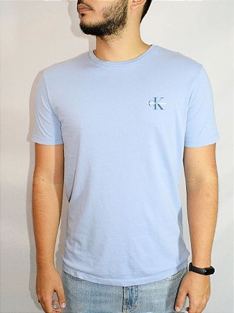 Calvin Klein Jeans Camiseta CK logo Lavanda TC208