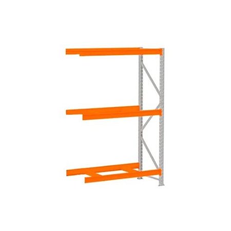 MINI PORTA PALETE CONTINUAÇÃO 2,00 X 1,20 X 0,60M 250KG 3 NÍVEIS