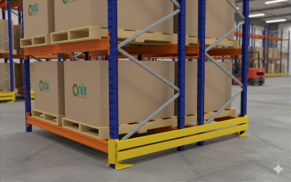 Conjunto Guard Rail Duplo 30cm Altura