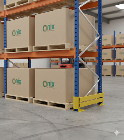 Conjunto Guard Rail Simples 40cm altura