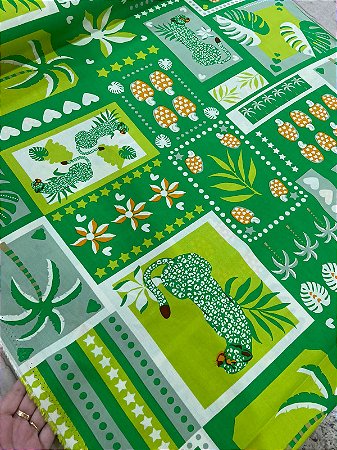 TECIDO VISCOSE ESTAMPADA