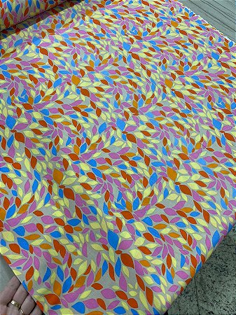 TECIDO VISCOSE ESTAMPADA