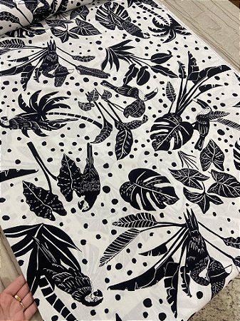 TECIDO VISCOSE ESTAMPADA