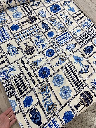 TECIDO VISCOSE ESTAMPADA